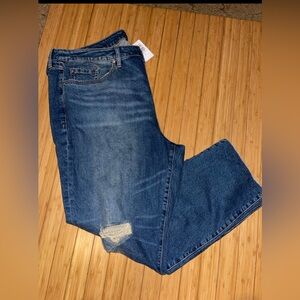 Torrid High Rise Straight Mom Jean